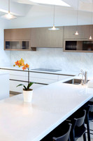 Modern kitchen white countertops