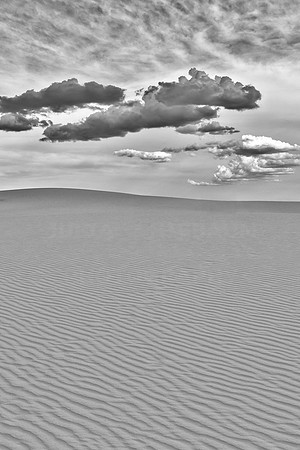 Soft ripples at White Sands, New Mexico