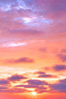 Behind the clouds