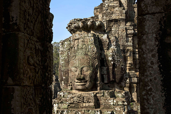 The Bayon temple in Angkor Wat, Cambodia